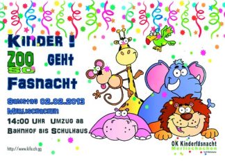 Umzug Kinderfasnacht am Sa 2.2.13