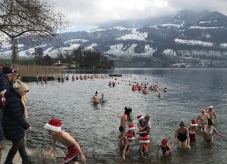 Bilder vom 25. Samichlaus Schwimmen Merlischachen