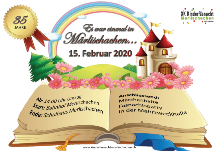 Kinderfasnacht mit Umzug und Kinderball – Motto: „Es war einmal in Märlischachen“