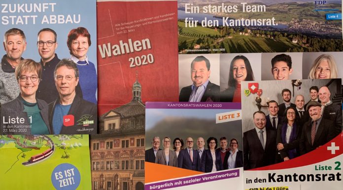 Schwyzer Kantonsratswahlen 2020