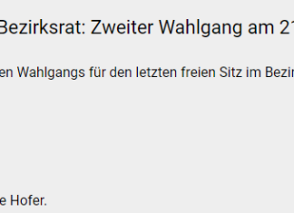 Wahl in den Bezirksrat: Zweiter Wahlgang notwendig