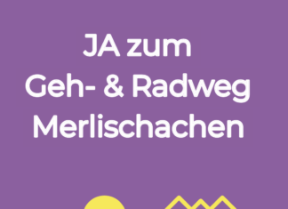 Abstimmung vom 7. März 2021: JA zum Geh- & Radweg Merlischachen