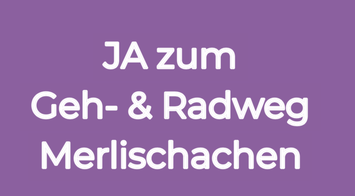 Abstimmung vom 7. März 2021: JA zum Geh- & Radweg Merlischachen
