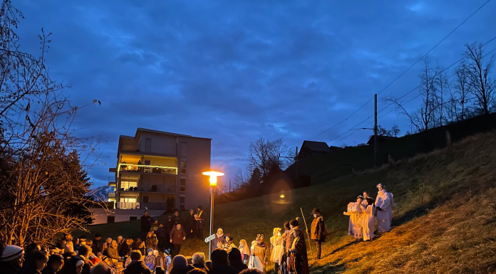 Kinder-Weihnachtsfeier im Freien