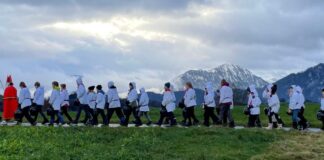 Merlischacher Klausjagen 2025 & Schülersamichlaus unterwegs