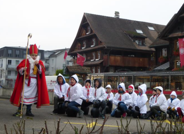 Merlischacher Klausjagen 2021 & Schülersamichlaus unterwegs