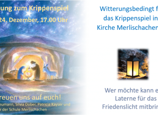 Krippenspiel am 24. Dezember 2022 Krippenspiel Merlischachen 2023