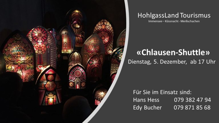 Küssnachter Chlaustag 2023 mit „Chlausen-Shuttle“
