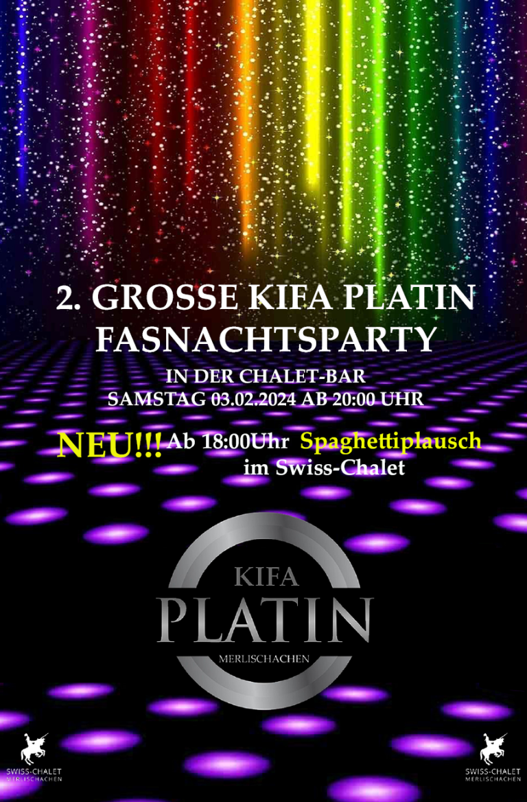 2. Grosse KiFa Platin Fasnachtsparty