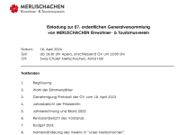 Merlischachen Tourismus: GV Protokoll & Jahresbericht online
