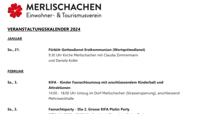 Saisonprogramm 2024