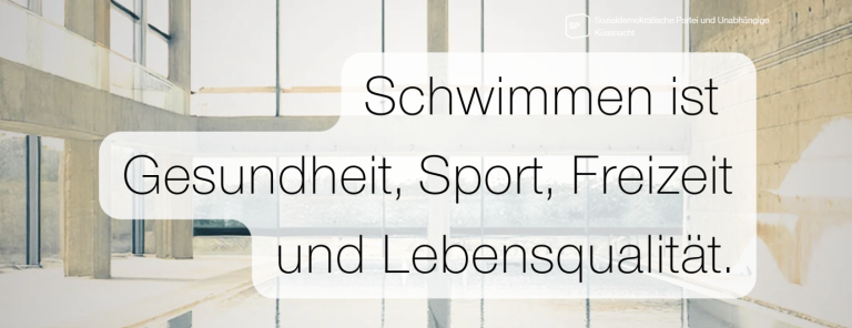 Hallenbad im Bezirk Küssnacht – SP und Unabhängige lancieren Initiative