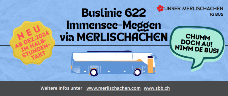 Bessere ÖV-Anbindung durch Busverkehr in Merlischachen