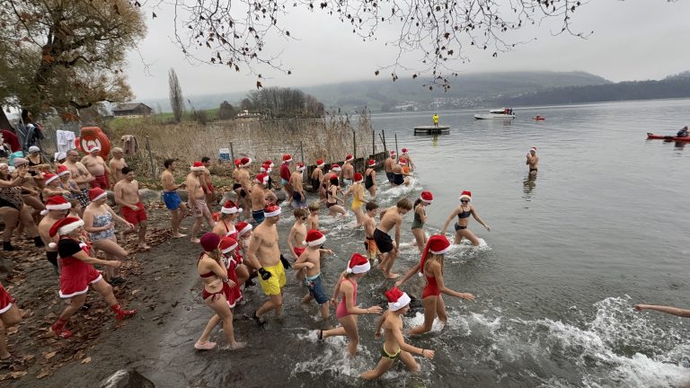 Bilder vom 31. Samichlaus-Schwimmen Merlischachen
