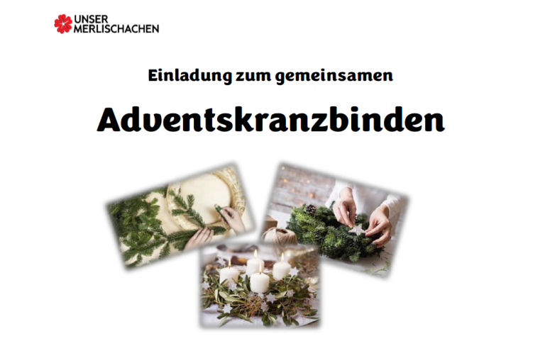 Adventskranzbinden (provisorisch)