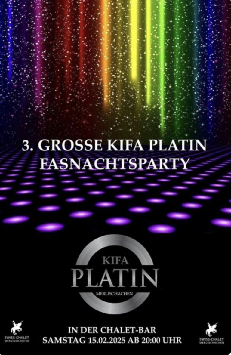 3. Grosse KIFA Platin Fasnachtsparty