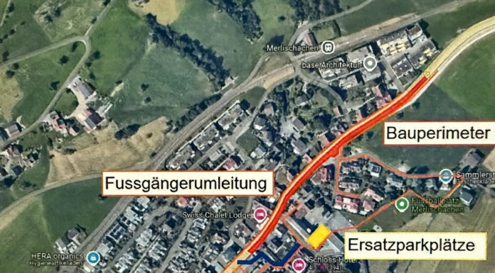 Verkehrseinschränkungen wegen Bauarbeiten an Kantonsstrasse Seeseite verschoben auf 8. September