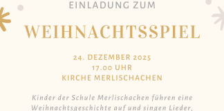 Einladung zum Weihnachtsspiel