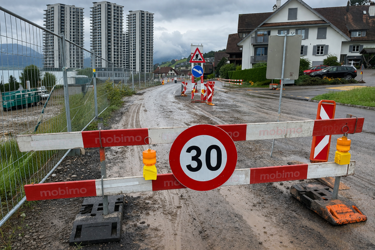 Ab heute gilt Tempo 30 im Dorf Merlischachen